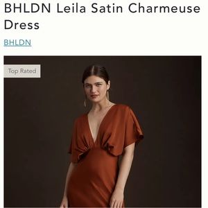 Leila Satin Charmeuse Maxi Dress